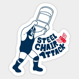 Steel Chair Attack Sticker